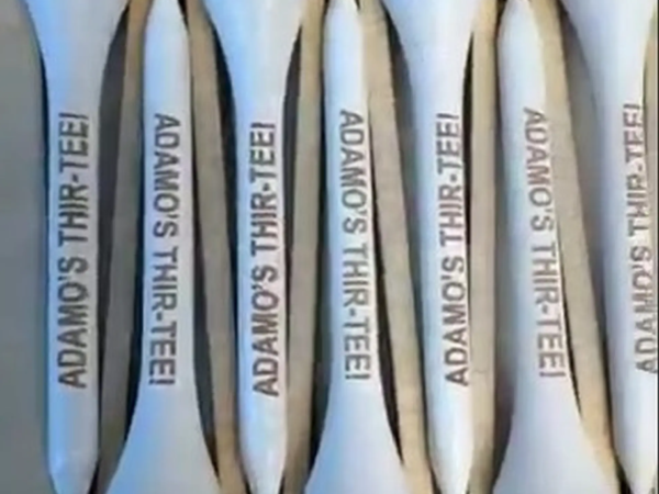 Custom golf tee engraving with personalized event text in Ottawa